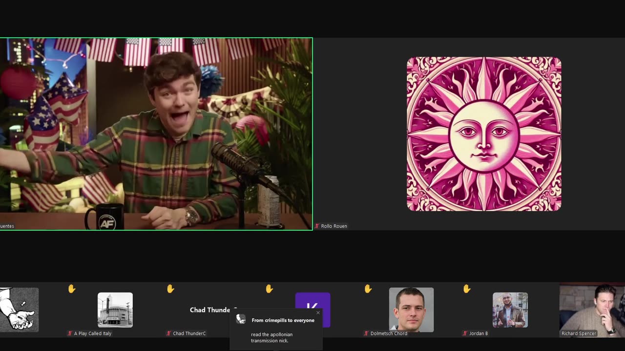 Nick Fuentes Zoom Call w/ Richard Spencer (11/8/2024)