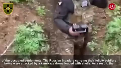 Kamikaze drone attacks the house where Russians gathered the wounded