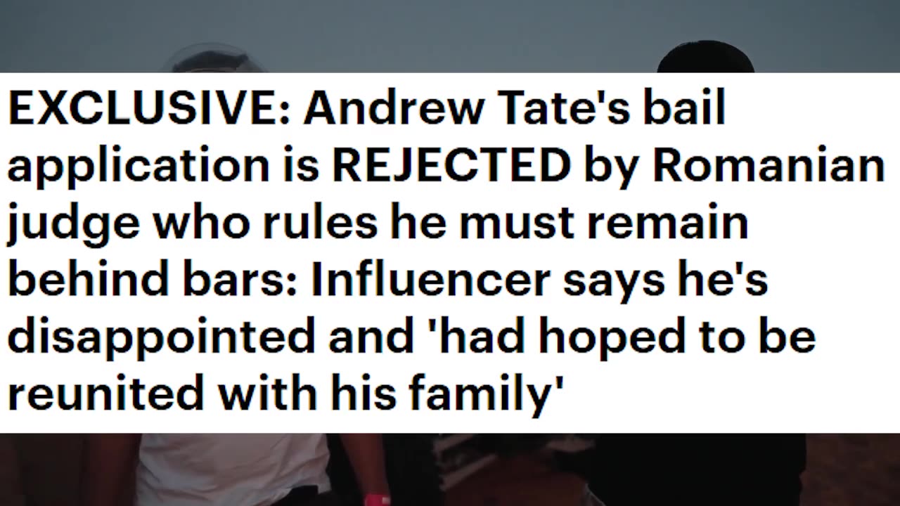 Andrew Tate First Words On Release DENIED