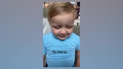 Try to enjoy the baby video clip