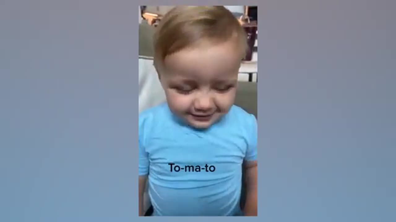 Try to enjoy the baby video clip