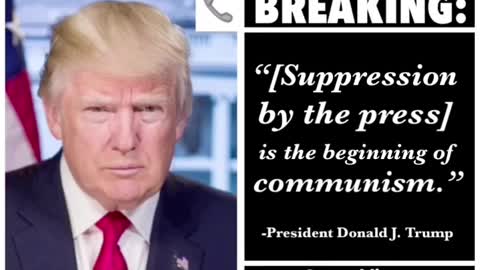 President Trump on "Suppression by the Press"