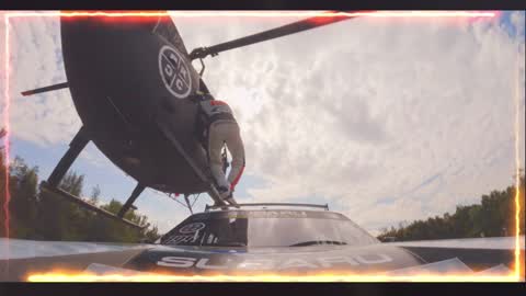 Crazy Drift Over Helicopter
