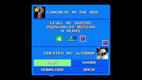 Mega Man Maker Level Highlight: "Concrete in the Box" by J_Tabor