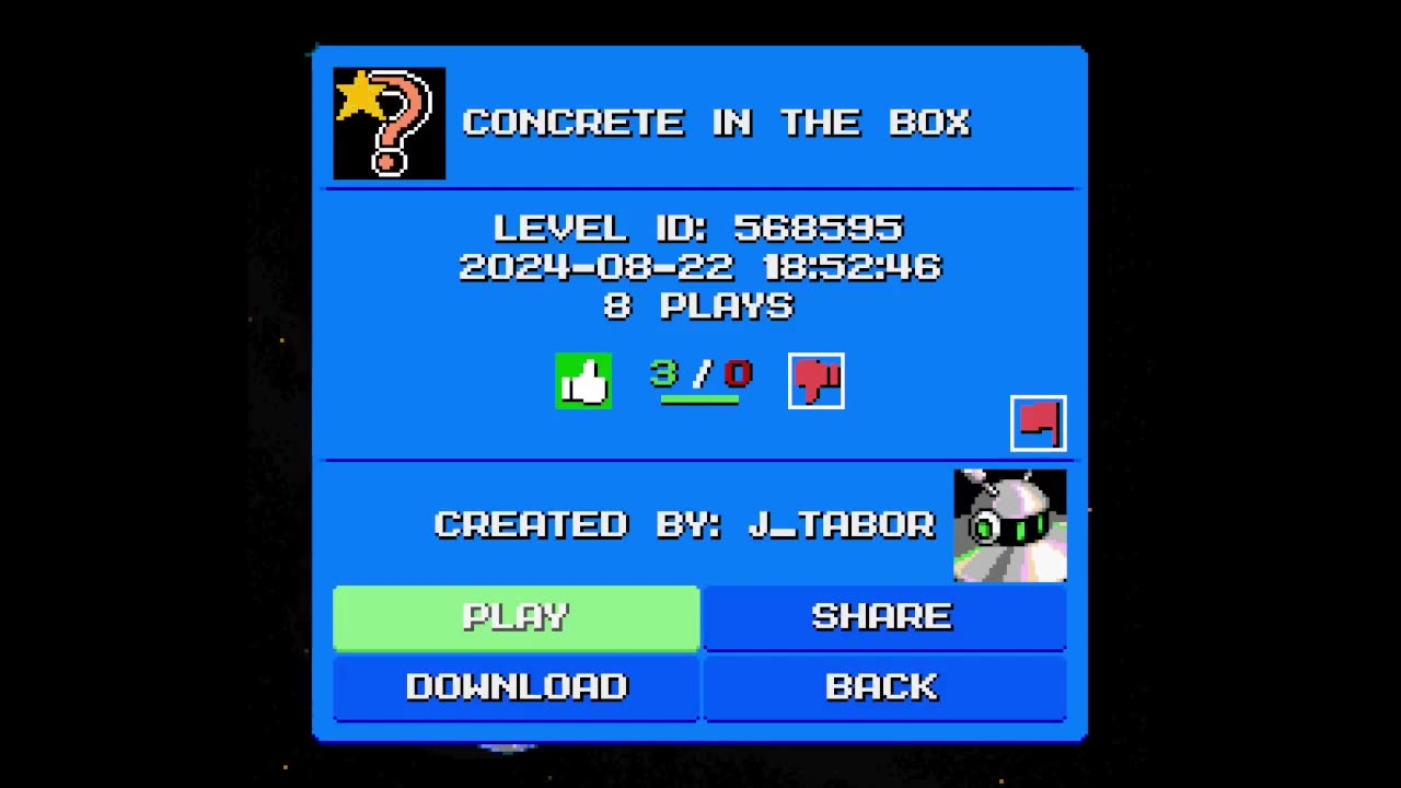 Mega Man Maker Level Highlight: "Concrete in the Box" by J_Tabor