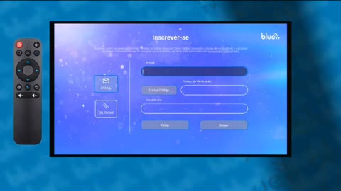 COMO SE CADASTRA NO APP BLUE TV