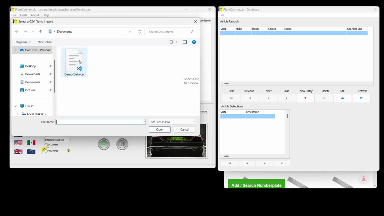 Easy Way to Import Data into PlateCatcher | Windows ANPR Software