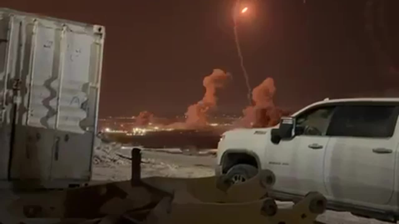 footage of Israeli attack on Iran