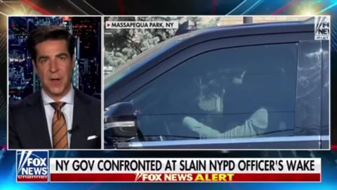 Jesse Waters: NY Govenor confronted at slain NYPD officer’s wake