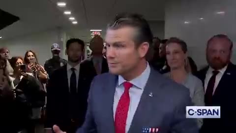 Defense Sec. nominee Pete Hegseth speaks to media: "We're going to earn those votes..