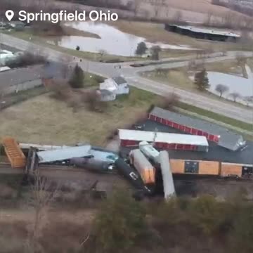 Train derailment in Clark County, Ohio
