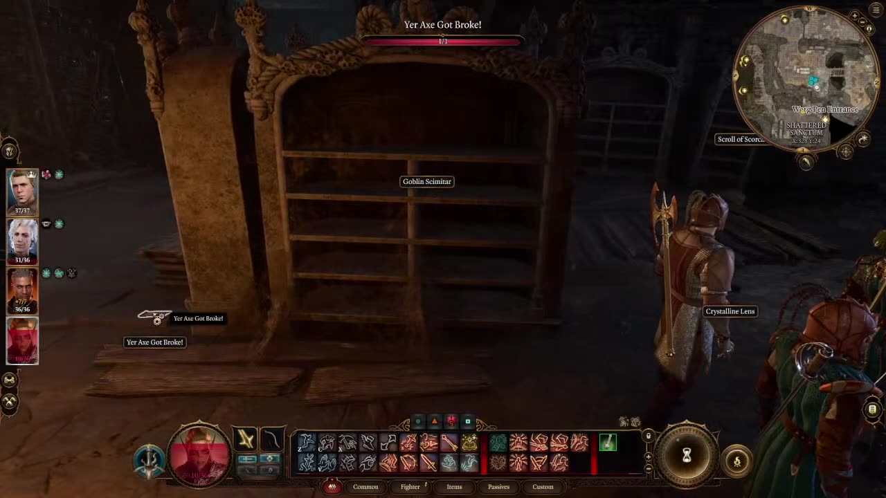 Reading the Goblin Heretic Poem "Yer Axe Got Broke!"