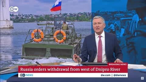 BKEAKING NEWSRussia orders withdrawal from west of Dnipro River