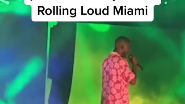 Kid Cudi walksoffstage after being pelted with objects at Rolling Loud Miami