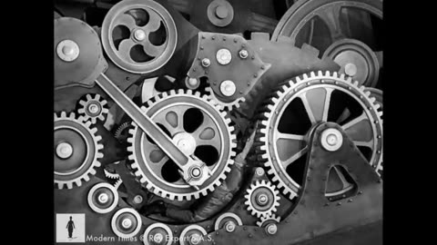 Charlie Chaplin factory scene from modern time 1936