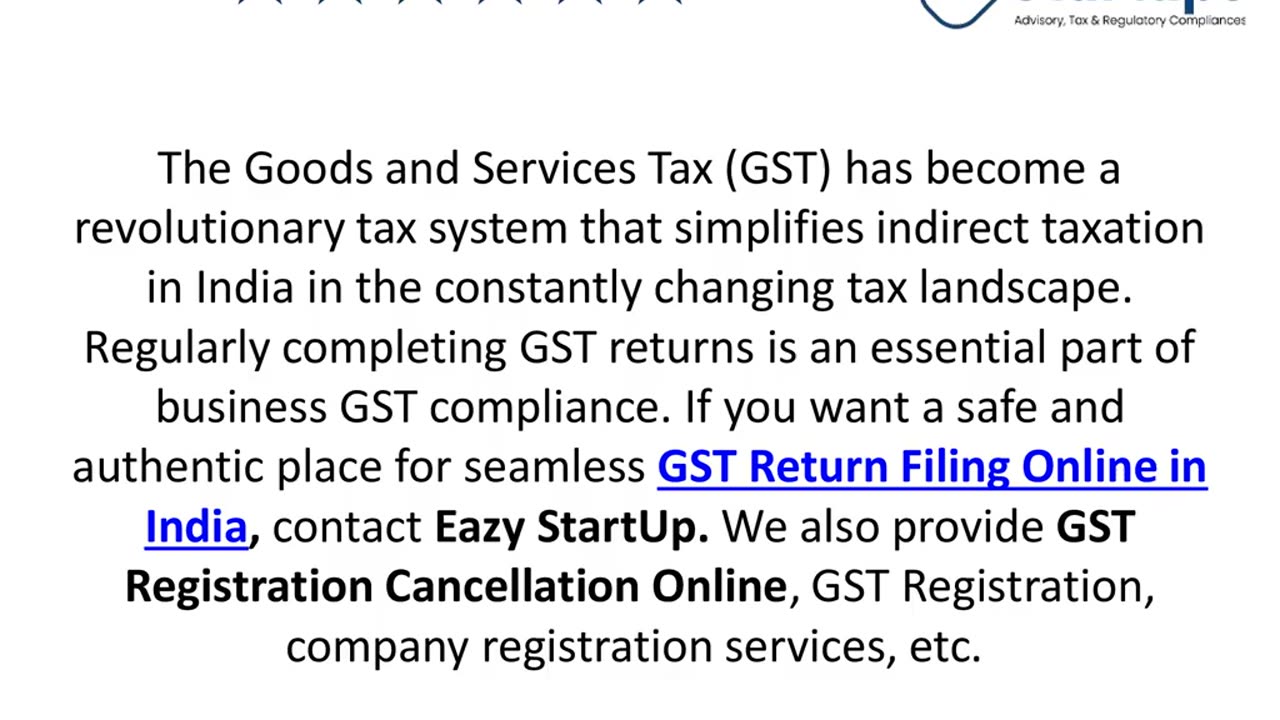 What Is GST Return Filing?