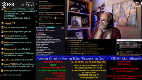 2022-01-17 07:00 EST - Patriots Soapbox AM: with LadyRWB , MykelJaye & DD