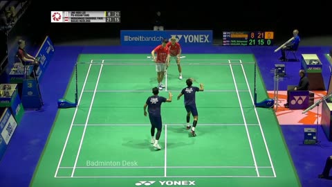 Highlights - Shohibul Fikri/Bagas Maulana vs Lee Jhe Huei/Yang Po Hsuan Swiss Open 2023