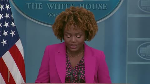 White House Press Secretary Karine Jean-Pierre briefing reporters & taking questions...