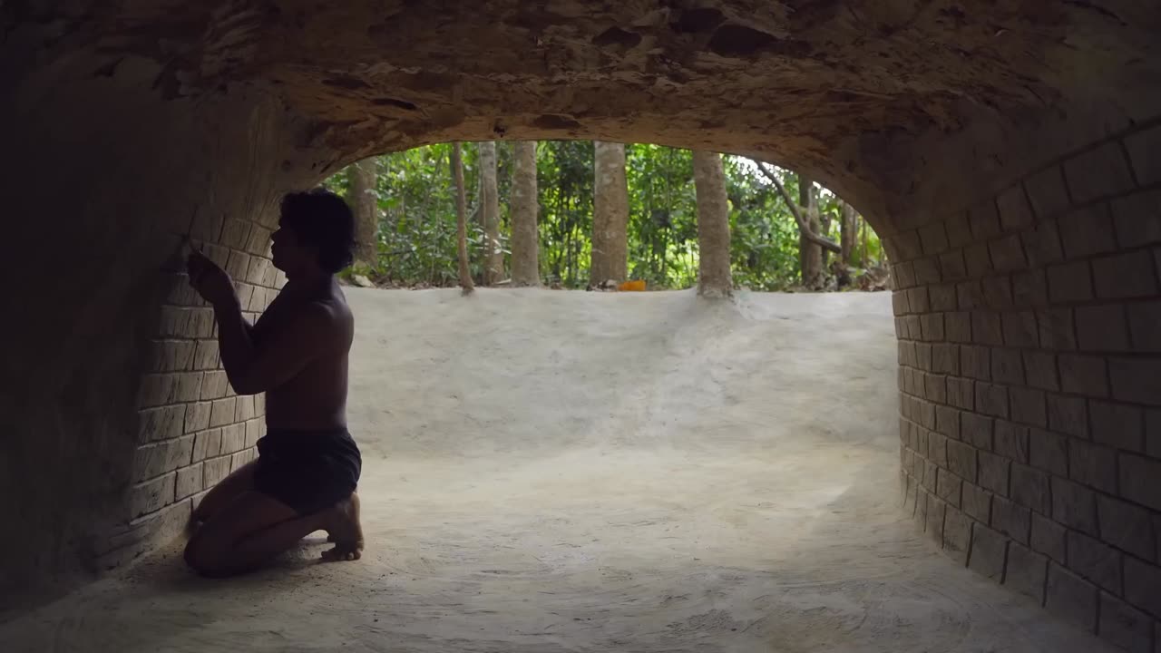 Building The Most Temple Swimming Pools Underground by Hand