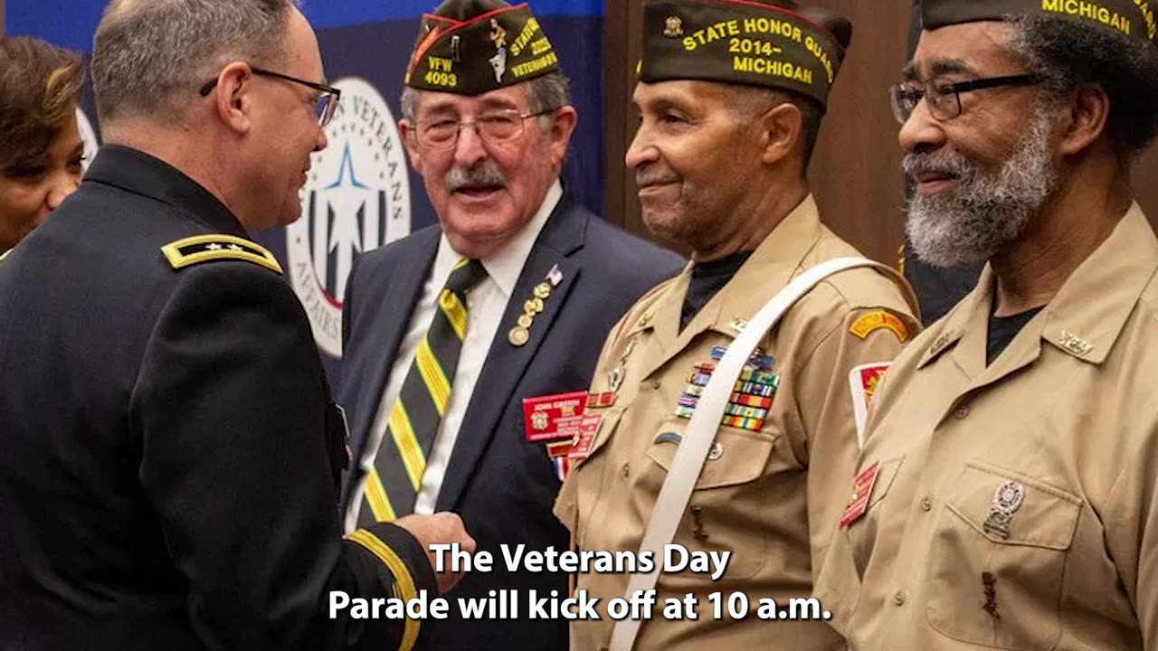 Many events are taking place over the weekend celebrating Veterans Day.