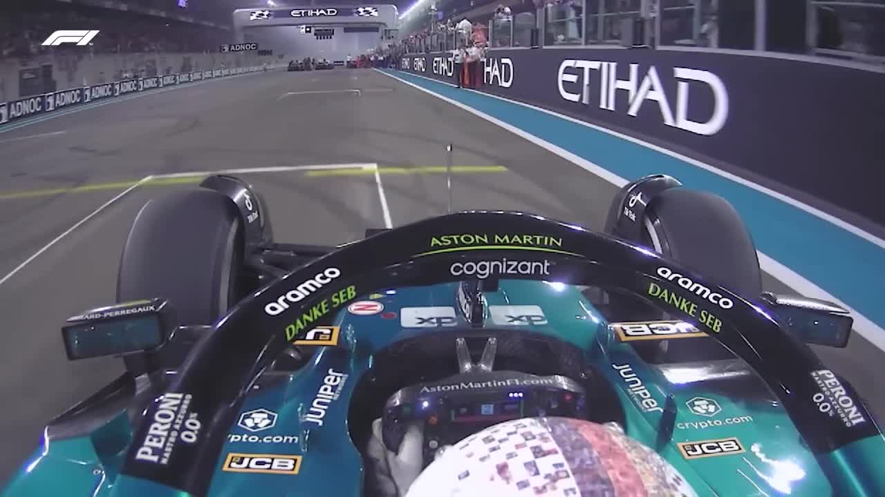 Sebastian Vettel's Final Lap In F1 | 2022 Abu Dhabi Grand Prix