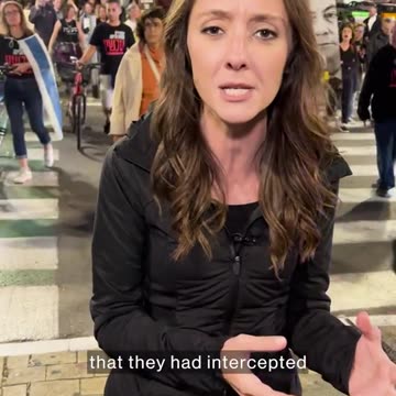 Protesters at the first anti-government rally in Tel Aviv