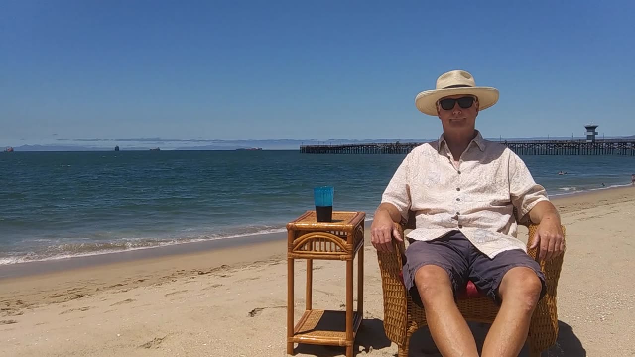 The Beach Captain in Time-Lapse. Seal Beach, California. TL 005