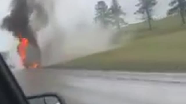 Semi trailer Fire