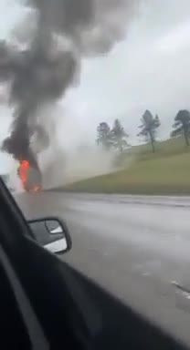 Semi trailer Fire
