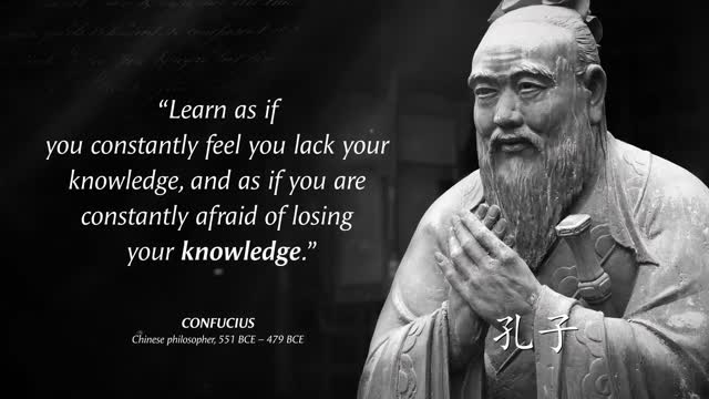 Confucius's Quotes which are better known in youth to not to Regret in Old Age