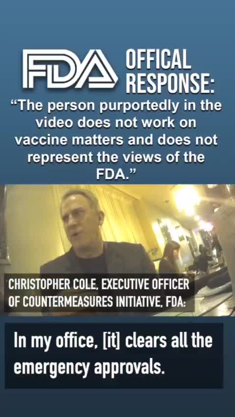 Project Veritas completely exposed the FDA for illegally colluding with vaccine makers
