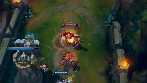 League of Legends game Korean service king operation clip