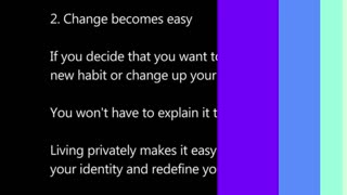 6 Benefits of Living a Private Life