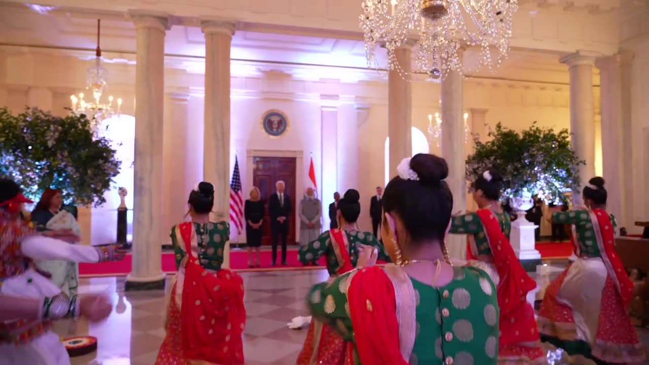 Special moments from PM Modi_s warm welcome at the White House