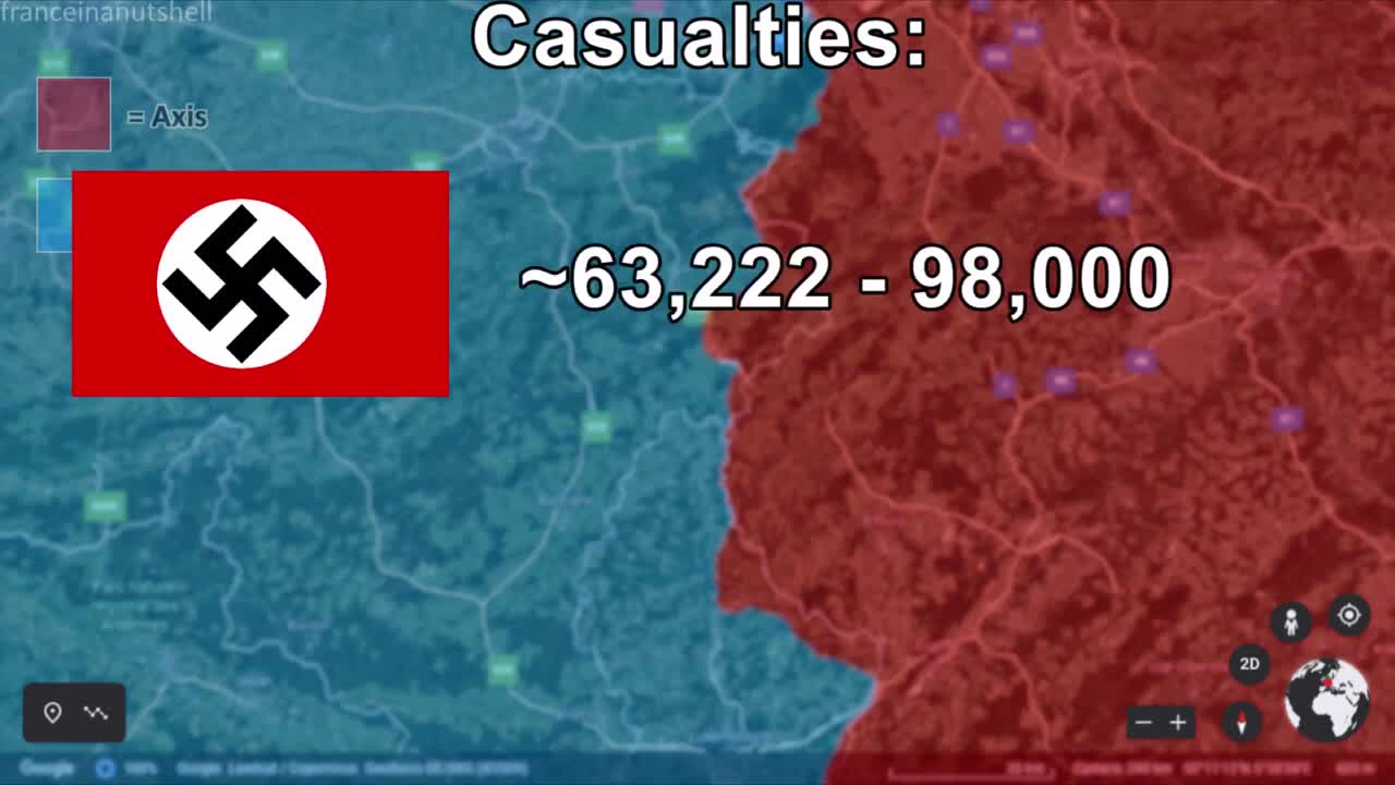 Battle of the Bulge in 30 seconds using Google Earth