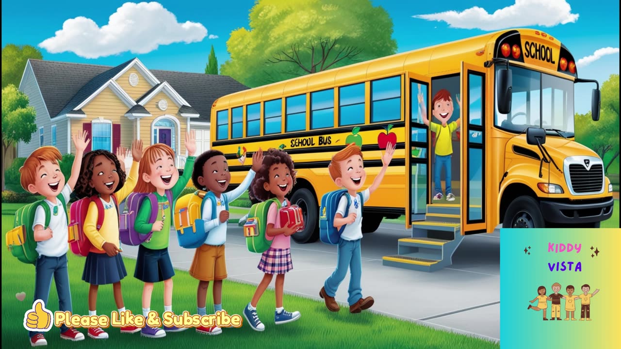 The Yellow School bus Song | School bus song for kids