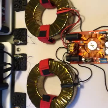 TESLA 2 phase. induction driven harmonic resonance midpoint core grounded earth grounded