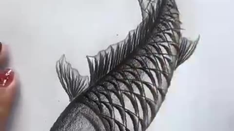 Drawing fish very easy