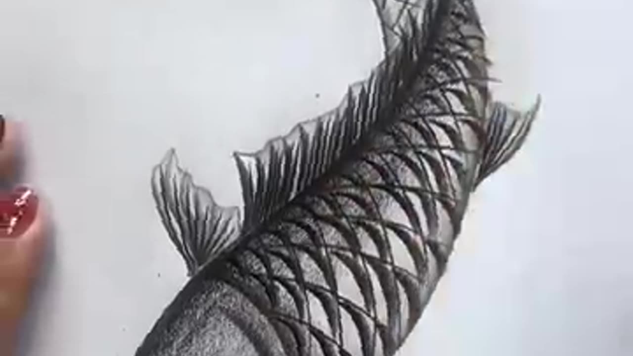 Drawing fish very easy