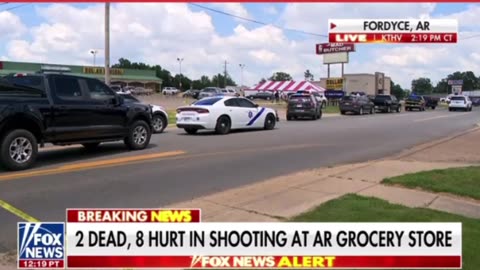 2 dead, 8 injured in shooting at AR grocery store