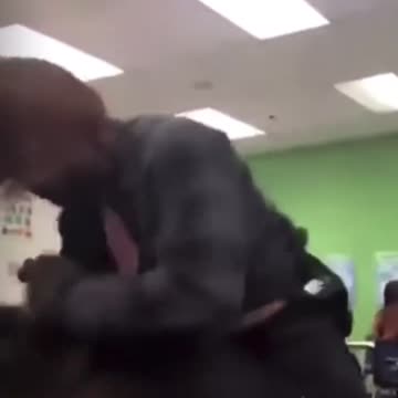 Student violently punches another student while others watch