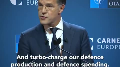 Mark Rutte pro NATO speech