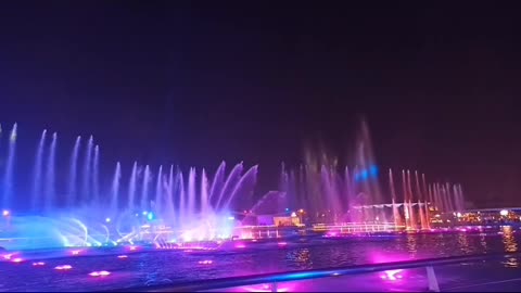 #Dancing fountain in Riyadh city Soudiarabia