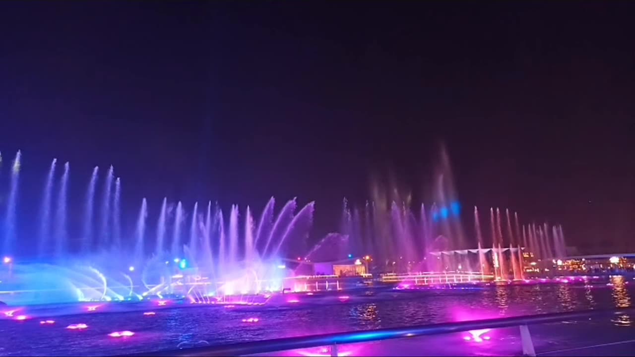 #Dancing fountain in Riyadh city Soudiarabia