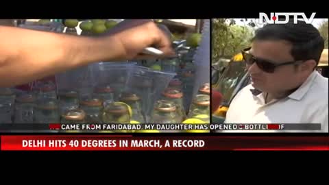 Delhi Hits 40 Degrees In March, A Record