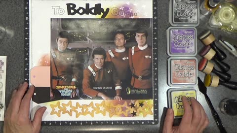 "To Boldly Go" Scrapbook Layout