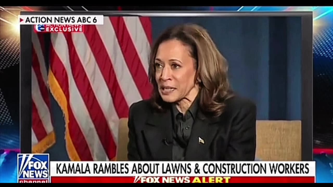 Kamala Harris' first solo interview is everything you expected: a disaster!