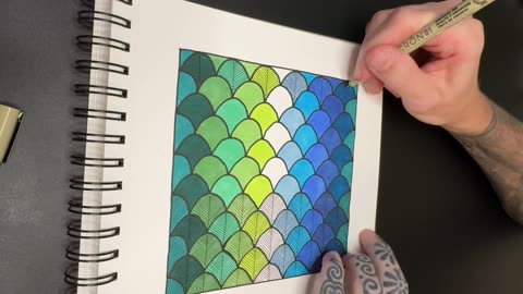 Let's create a doodle art pattern together! 🎨