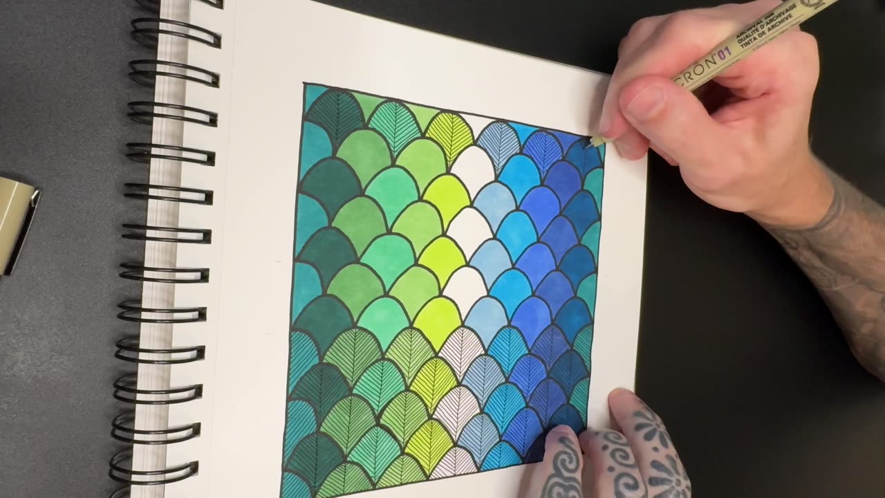 Let's create a doodle art pattern together! 🎨